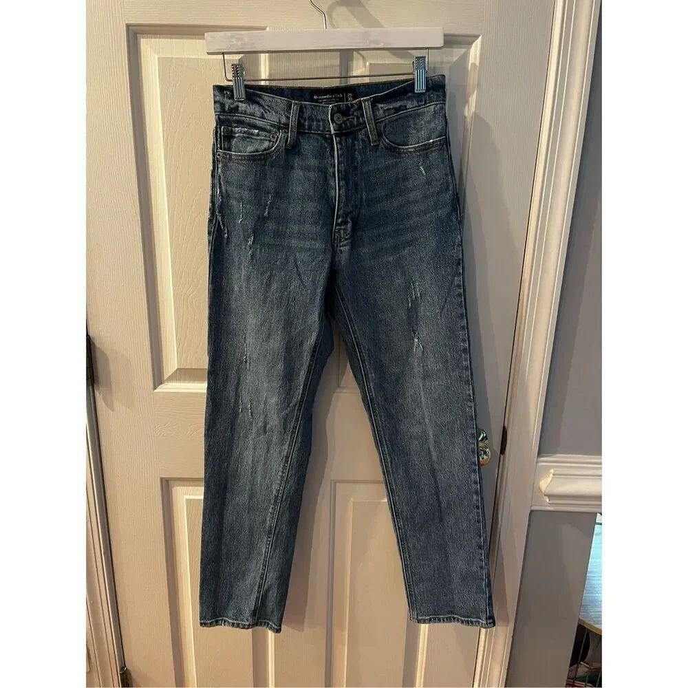 Abercrombie & Fitch Vintage Stretch 90’s Straight Leg Jeans sz 28/30 EUC